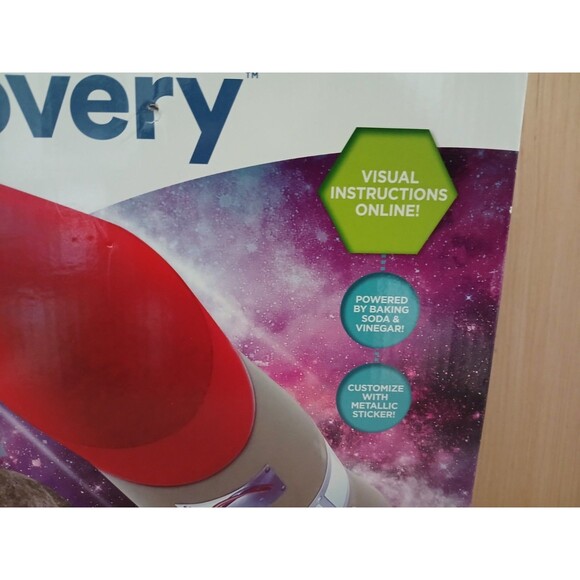 Discovery Propulsion Rocket 7 Piece Set Toy Powered by Baking Soda With Poster - Picture 5 of 11